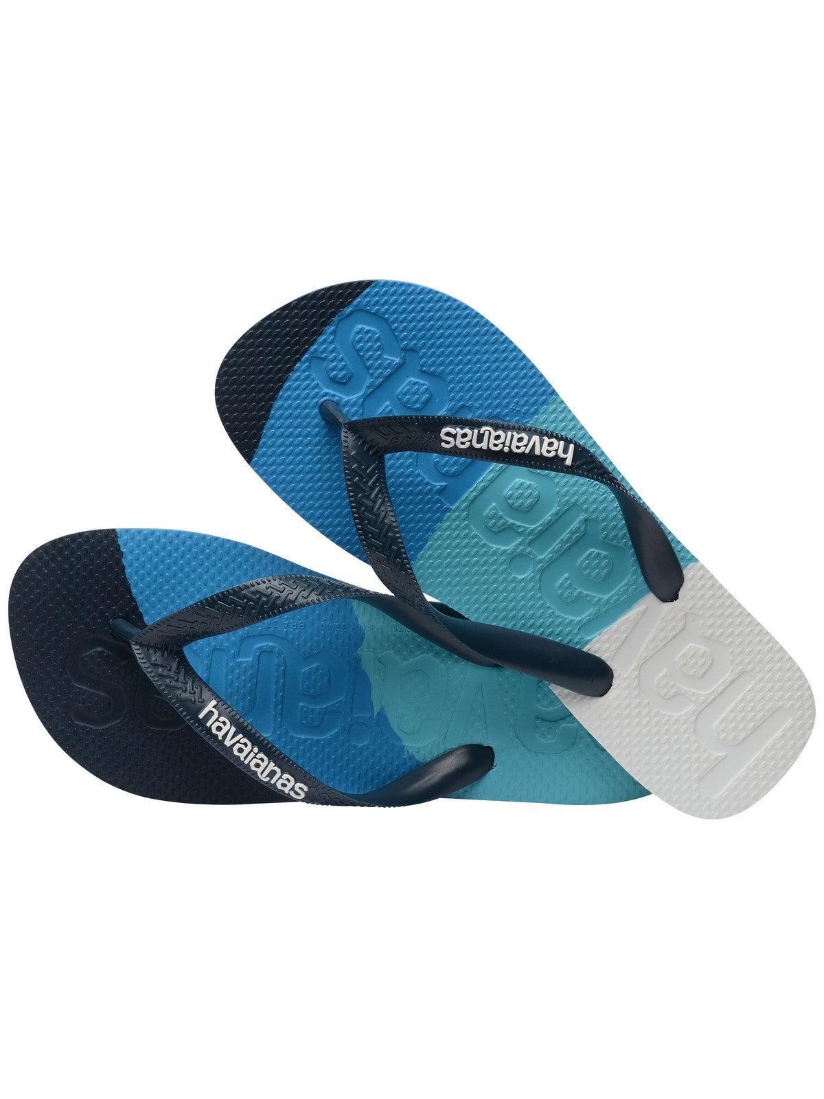 HAVAIANAS Infradito Uomo Hav. Top logomania colors II 4147526.5558 Blu - Stilato