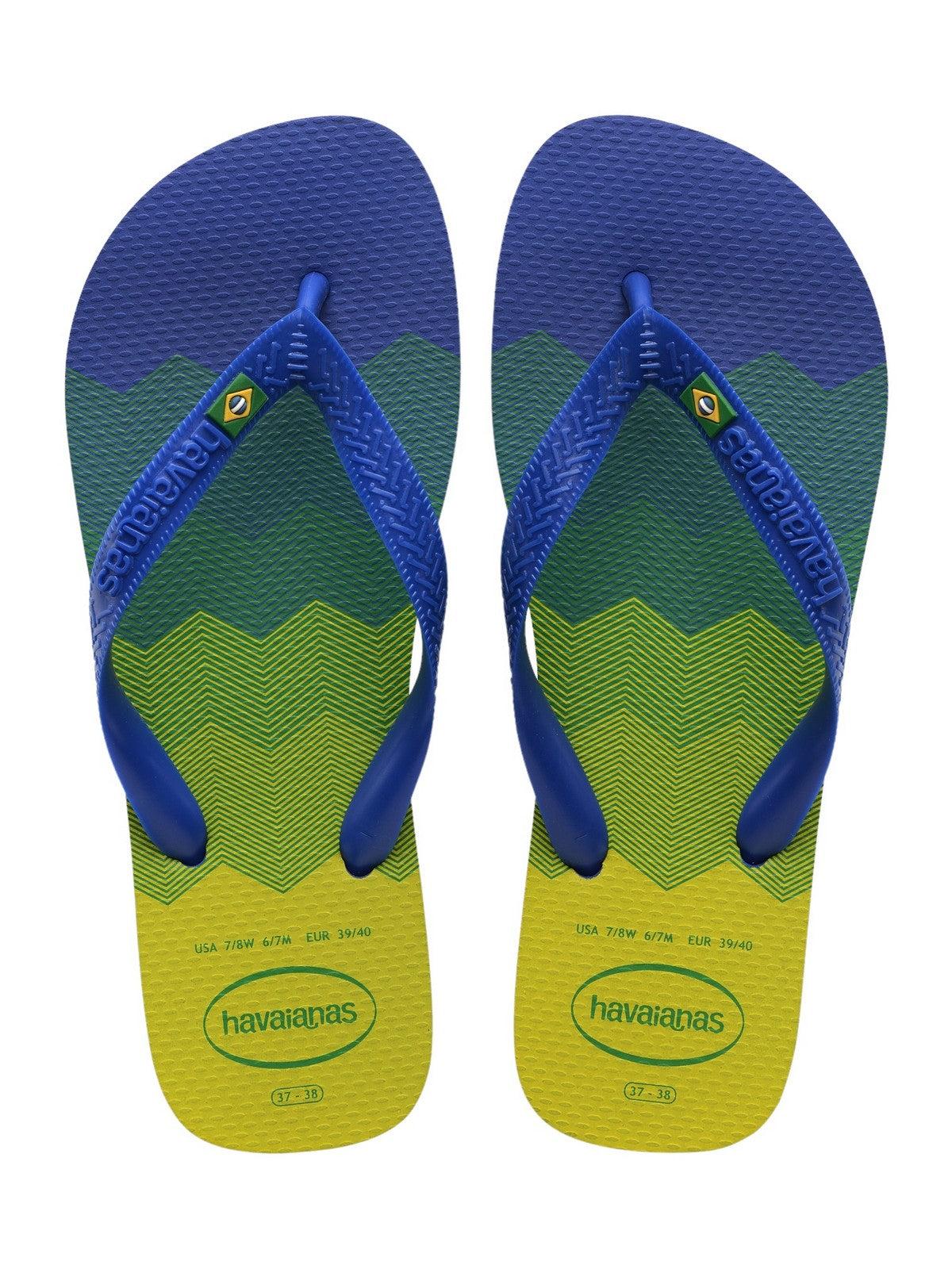 HAVAIANAS Infradito Unisex adulto Hav. Brasil Fresh 4145745.7893 Blu - Stilato