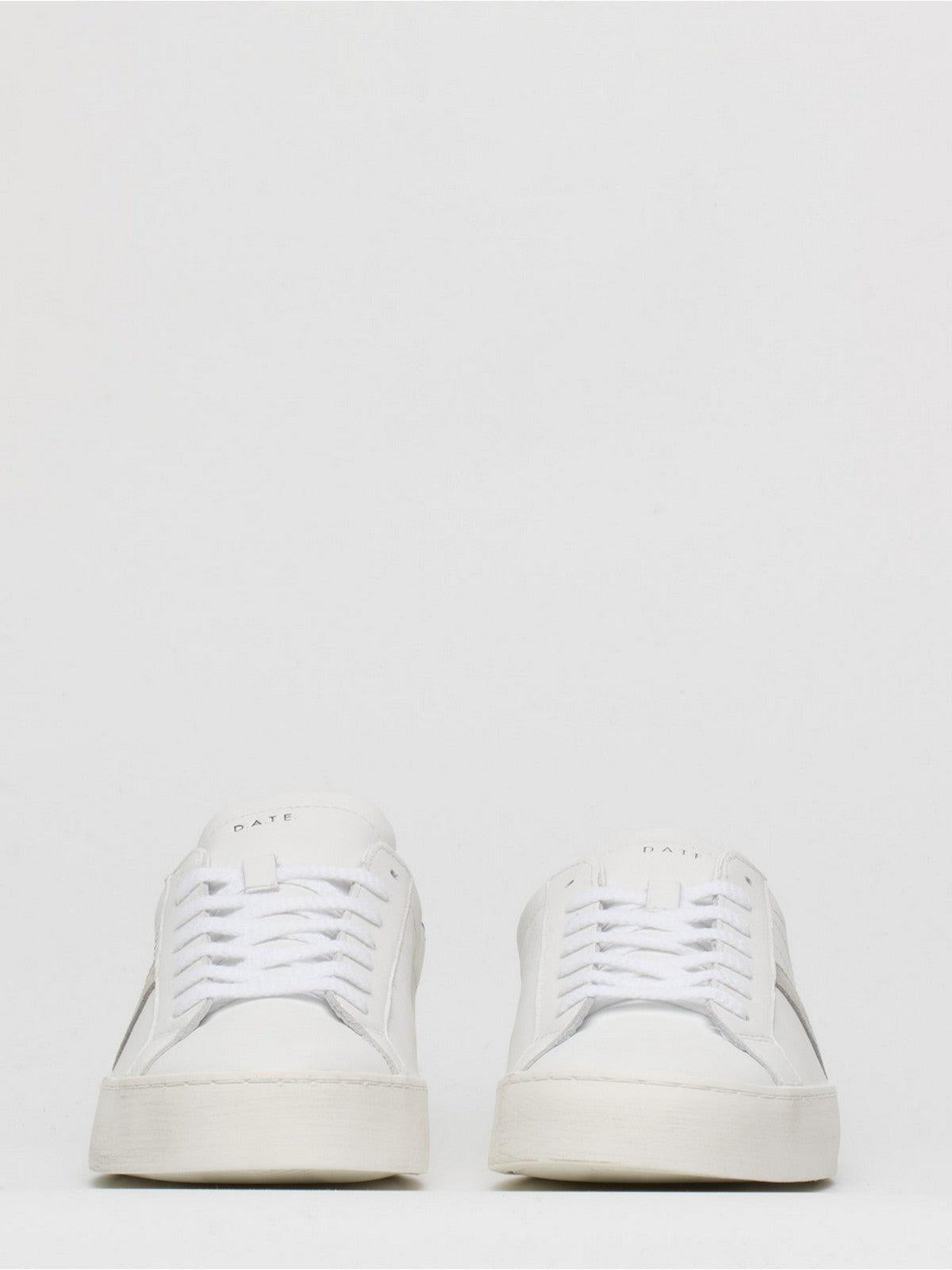 D.A.T.E. Sneaker Uomo HILL LOW CALF M997-HL-CA-WE Bianco - Stilato