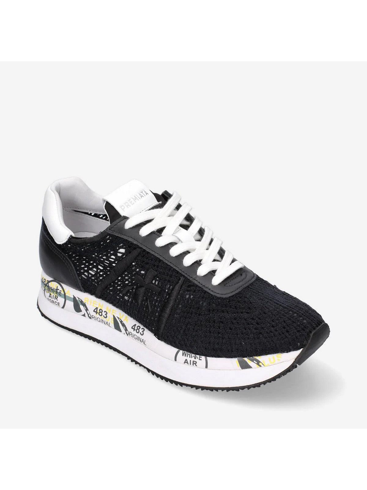 PREMIATA Sneaker Donna CONNY VAR 6347 Nero - Stilato