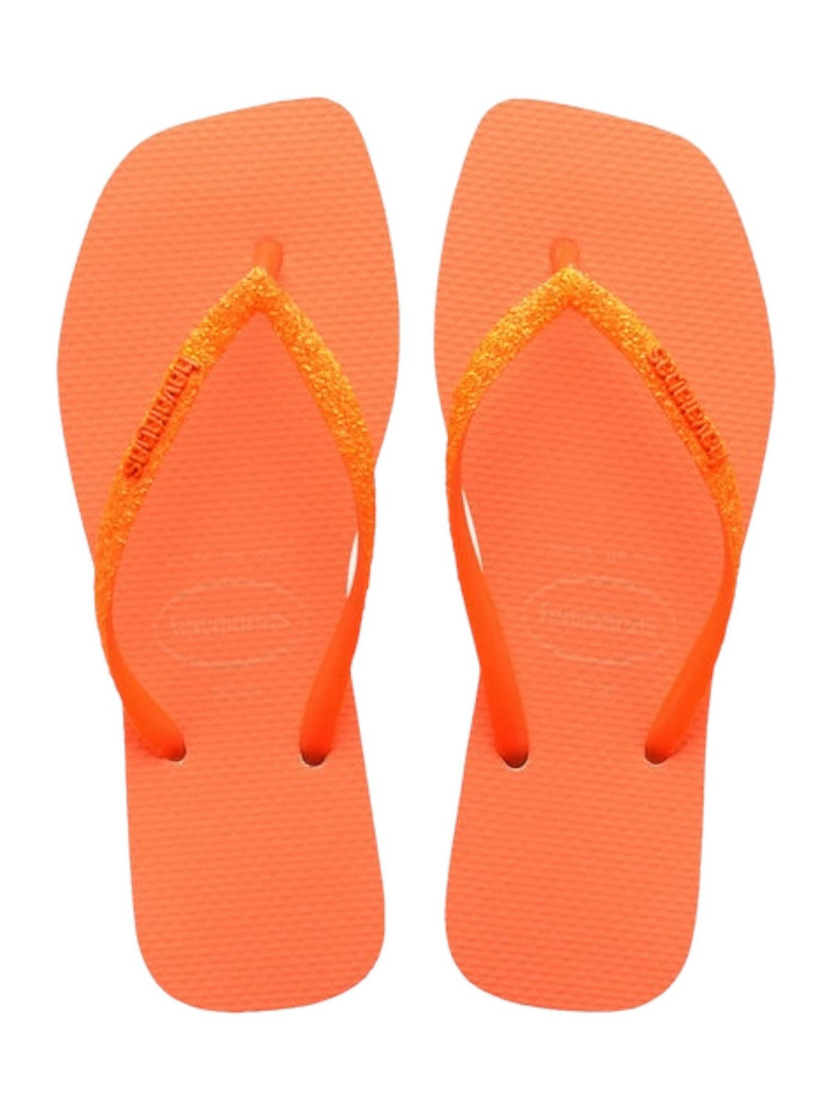 HAVAIANAS Infradito Donna Hav. Square Glitter Neon 4148927.9897 Arancione - Stilato