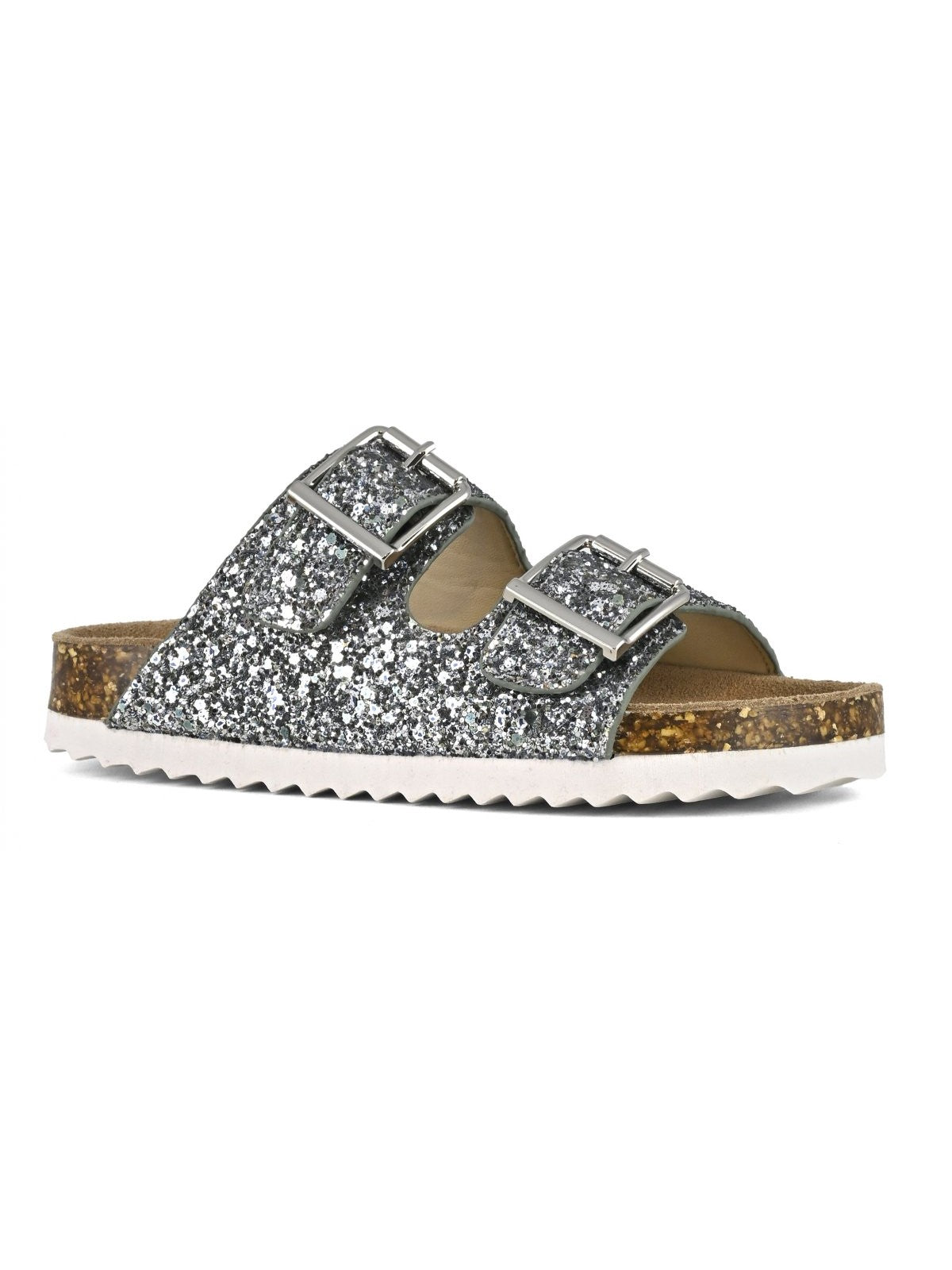 COLORS OF CALIFORNIA Sandalo Bambine e ragazze Glitter Sandal 2 Buckles HC.2415 DEN Blu - Stilato