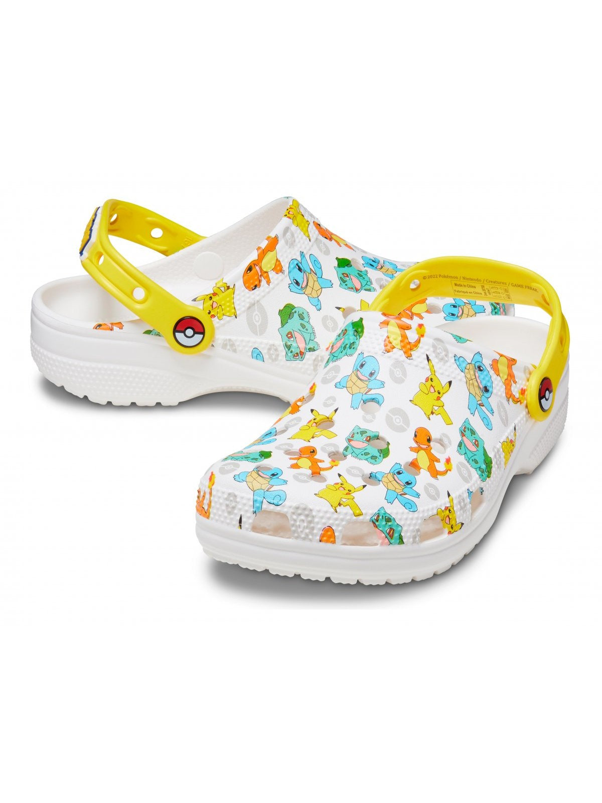 CROCS Ciabatta Unisex adulto Classic Pokemon 2 Clog 207765 94S Bianco - Stilato