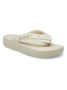 CROCS Infradito Donna Classic Platform Flip W 207714 2Y2 Beige - Stilato