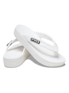 CROCS Infradito Donna Classic Platform Flip W 207714 100 Bianco - Stilato