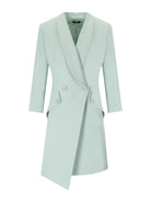 ELISABETTA FRANCHI Abito Donna AB56241E2 BV9 Verde - Stilato