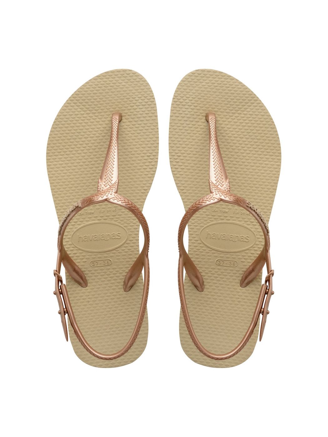 HAVAIANAS Infradito Donna Hav. Twist 4144756.0154 Beige - Stilato