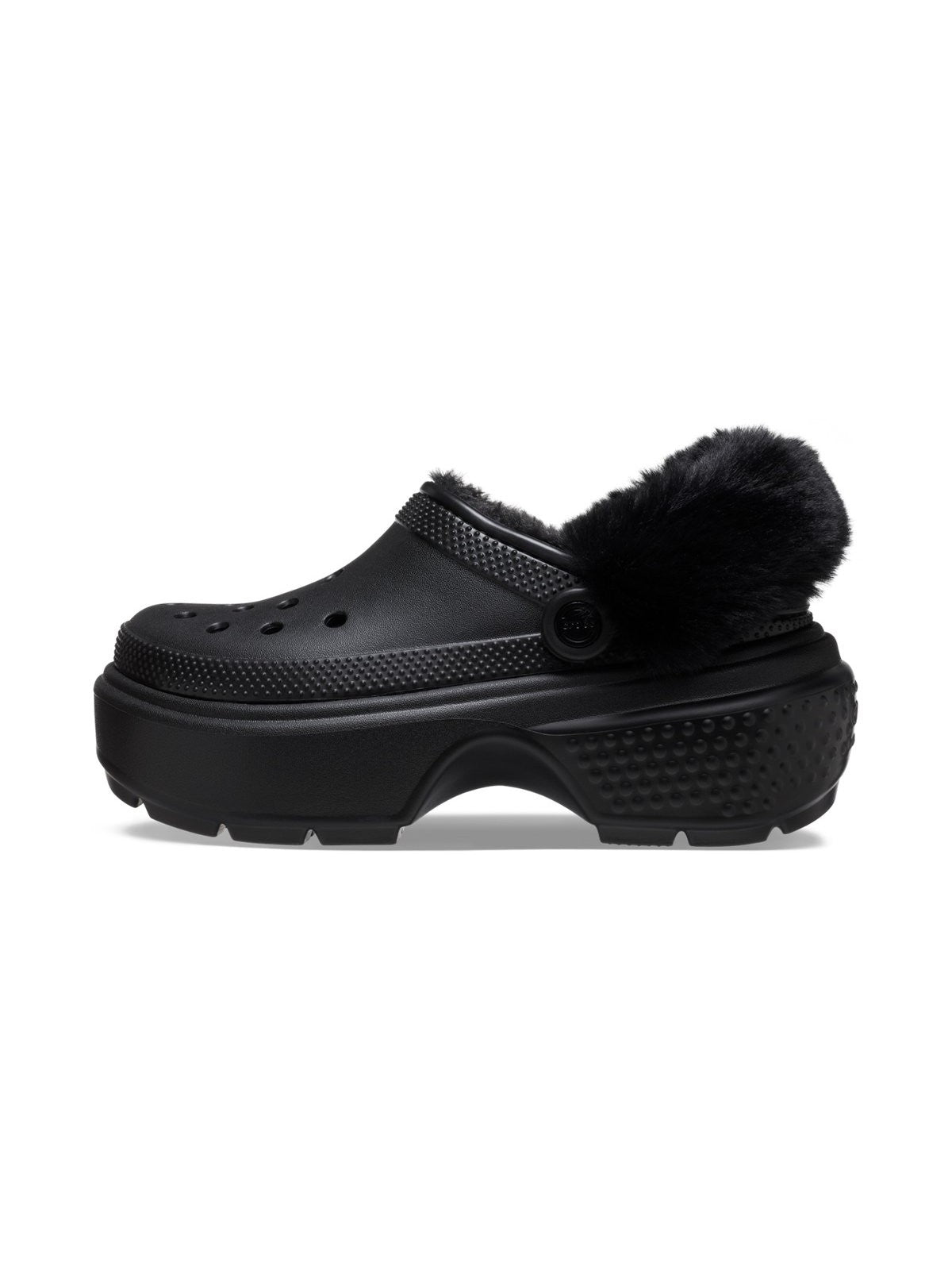 CROCS Ciabatta Donna Stomp Lined Clog 208546 BLK  Nero