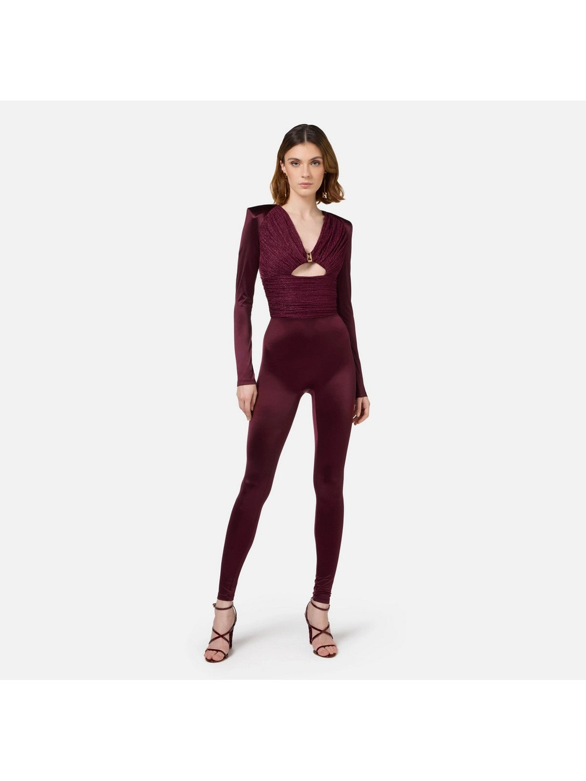 ELISABETTA FRANCHI Tuta Donna TU01946E2 CG3 Rosso - Stilato