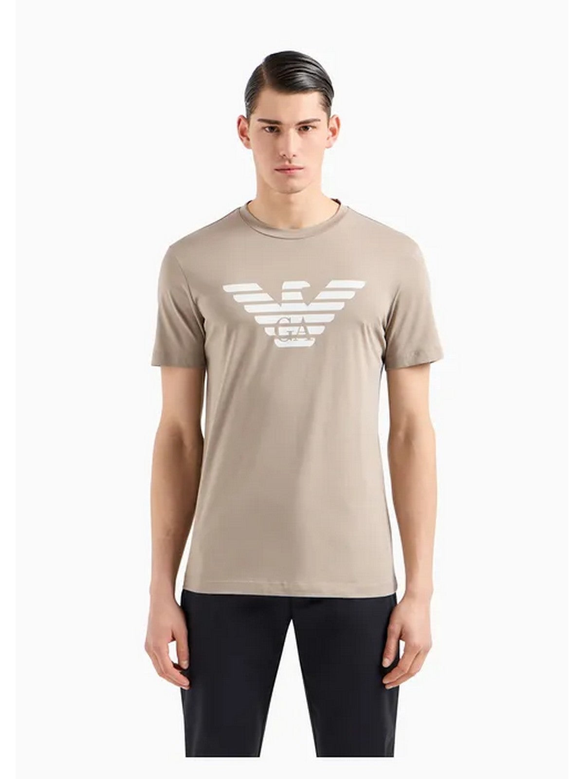 EMPORIO ARMANI T-Shirt e Polo Uomo 8N1TN5 1JPZZ 0148 Beige - Stilato