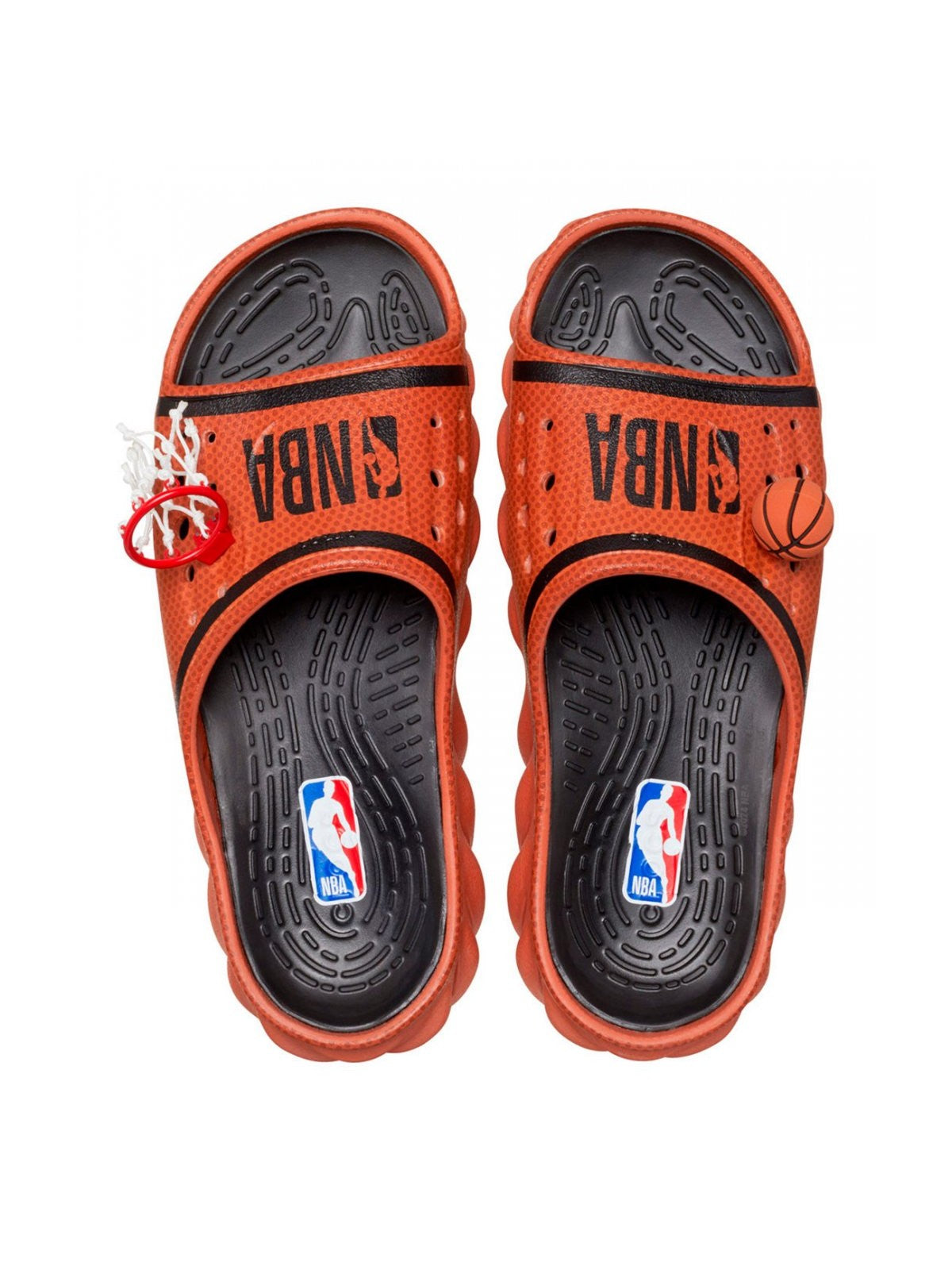 CROCS Ciabatta Uomo NBA Echo Slide 209791 805 Marrone - Stilato