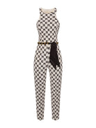 ELISABETTA FRANCHI Tuta Donna TUS1041E2 E84 Avorio - Stilato