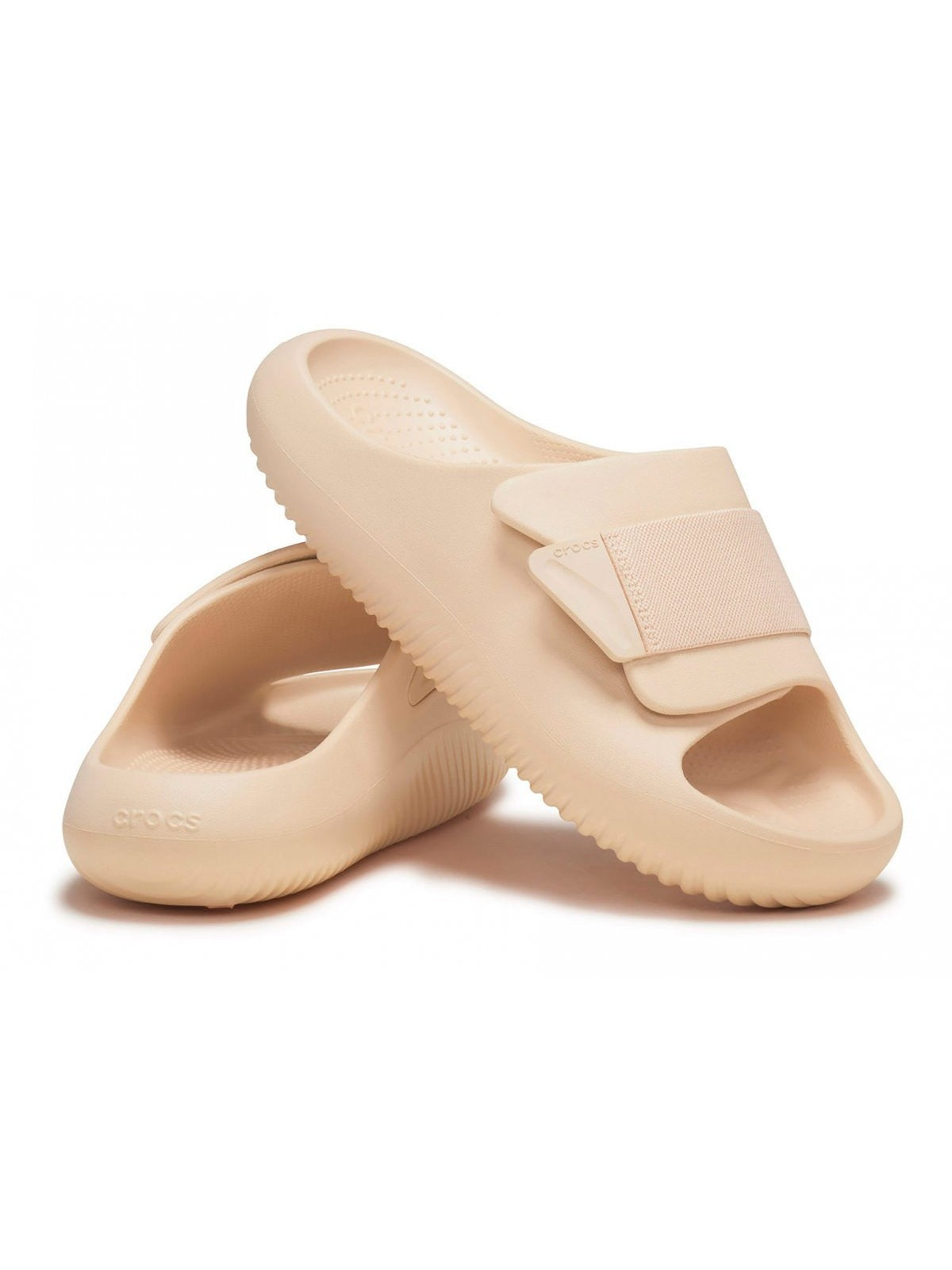 CROCS Ciabatta Unisex adulto Mellow Luxe Recovery Slide 209413 2DS Beige - Stilato