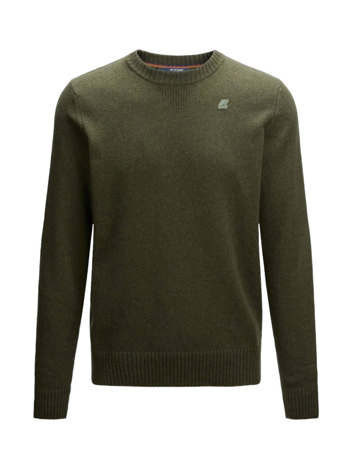 K-WAY Maglione Uomo Sebastien lambswool K2112PW WMR Verde - Stilato