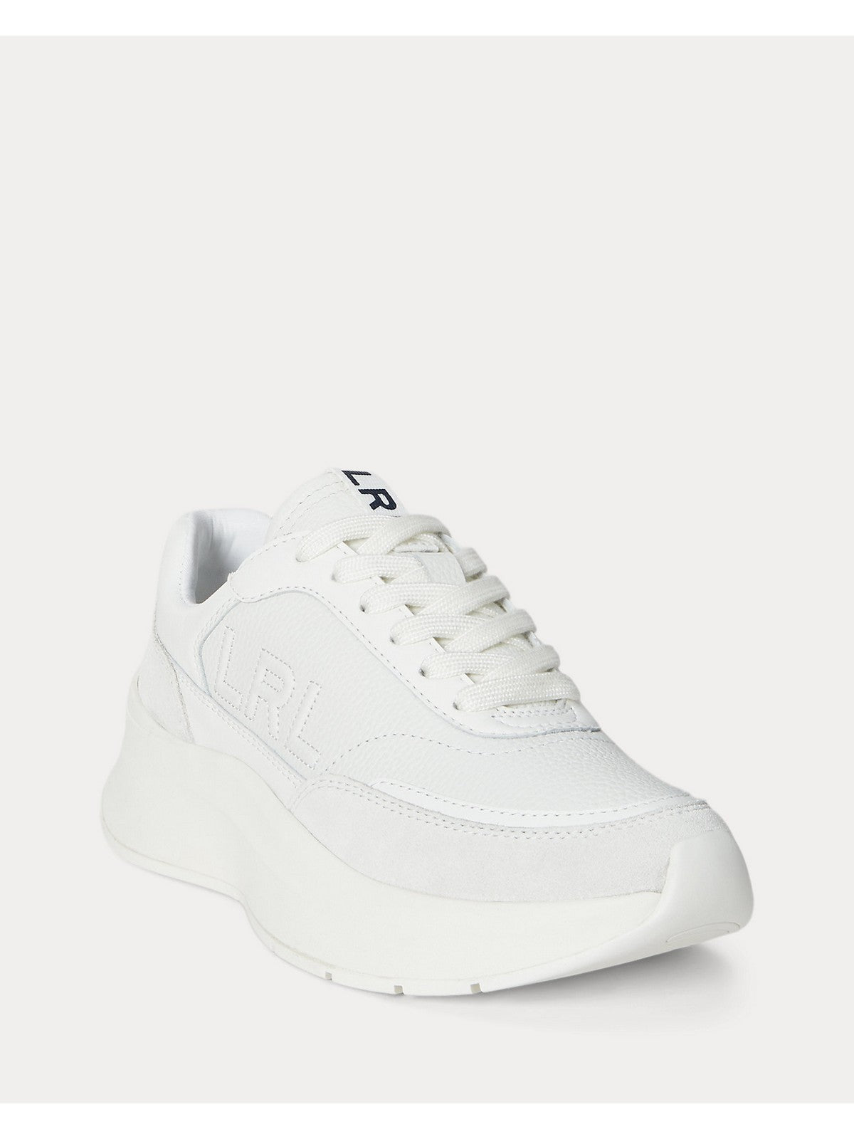 LAUREN RALPH LAUREN Sneaker Donna FRANKY-SNEAKERS-LOW TOP LACE 802969384 001 SNOW WHITE/BIANCO