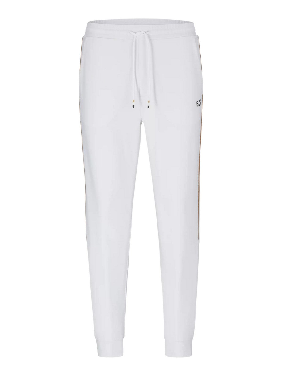 HUGO BOSS Pantalone Uomo 50504553 100 Bianco - Stilato