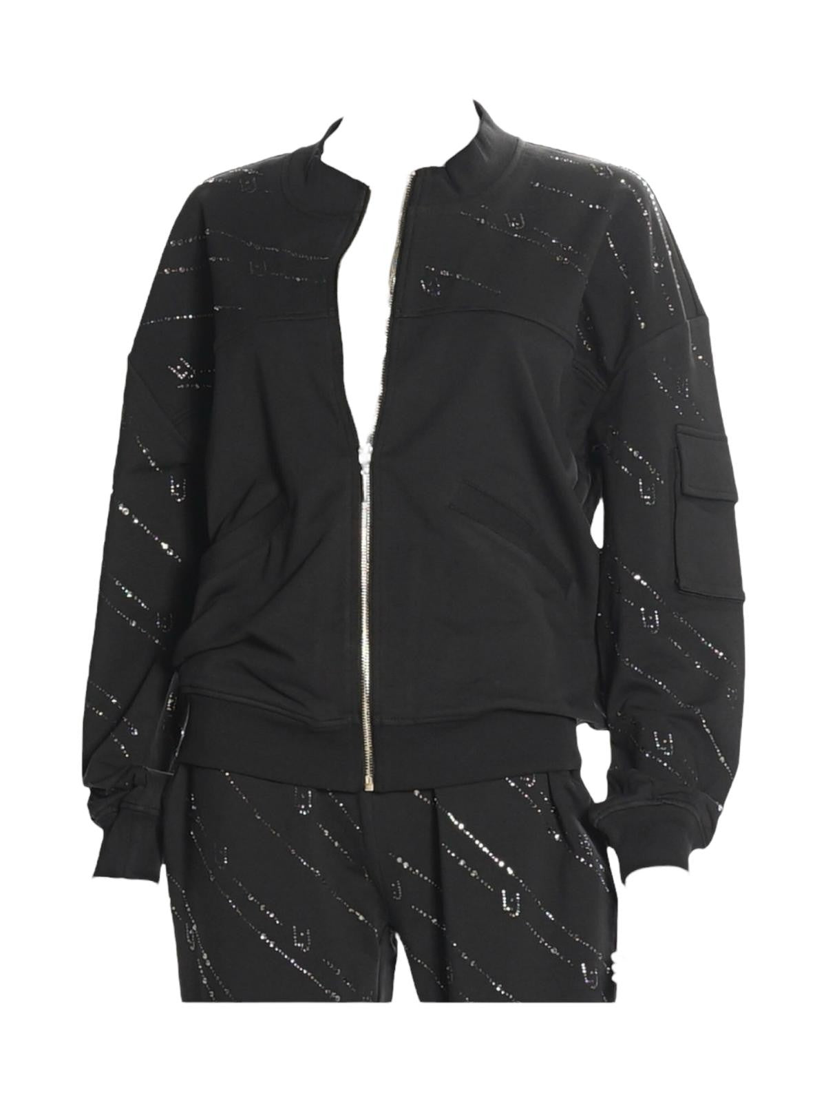 LIU JO SPORT Felpa Donna TA4169FS090 B3280 Nero - Stilato