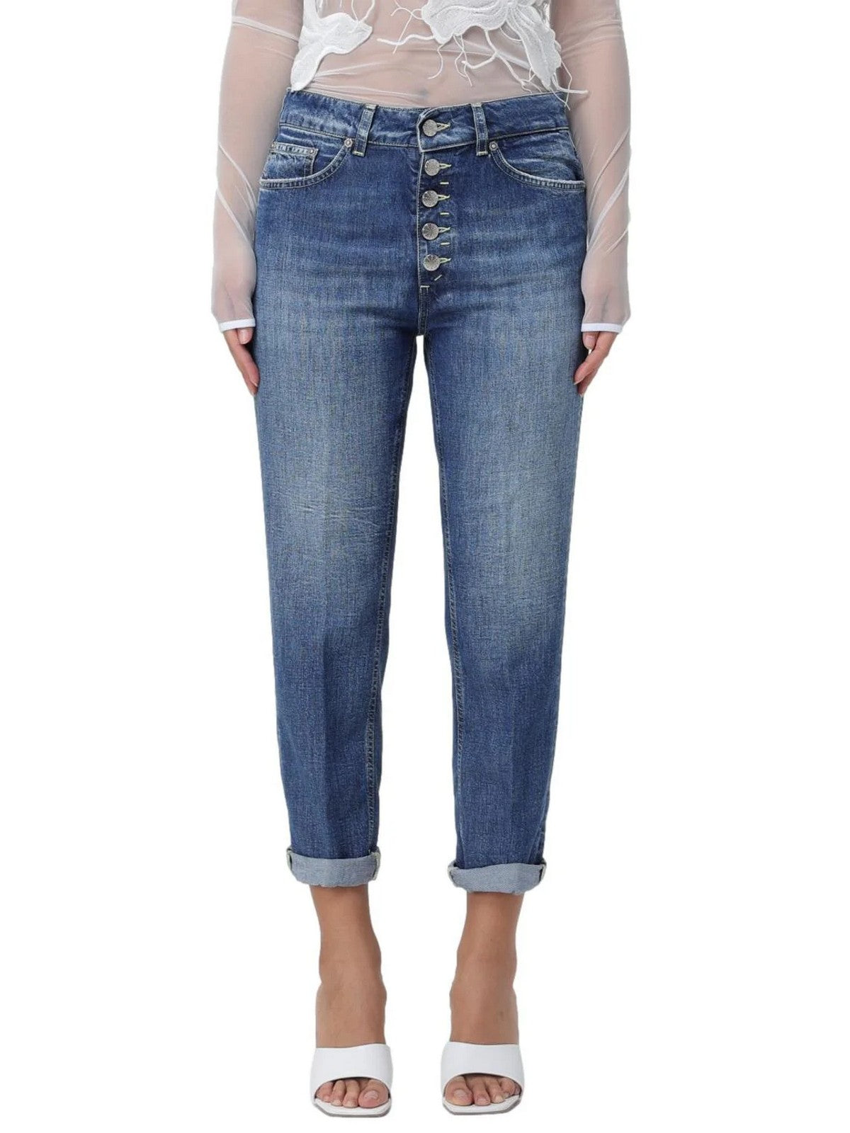 DONDUP Jeans Donna Koons gioiello DP268B DF0266D HQ1 800 Blu - Stilato