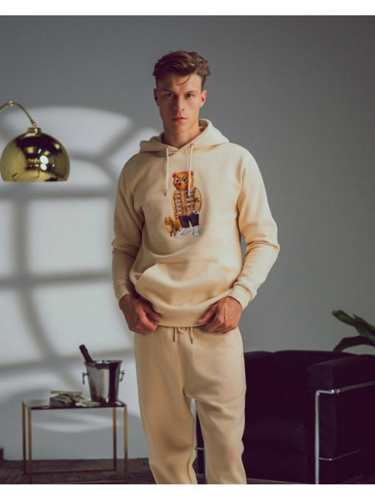 Baron Filou Felpa Beige Uomo Hoodie Filou LXXXVII - Stilato