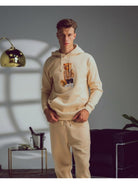 Baron Filou Felpa Beige Uomo Hoodie Filou LXXXVII - Stilato