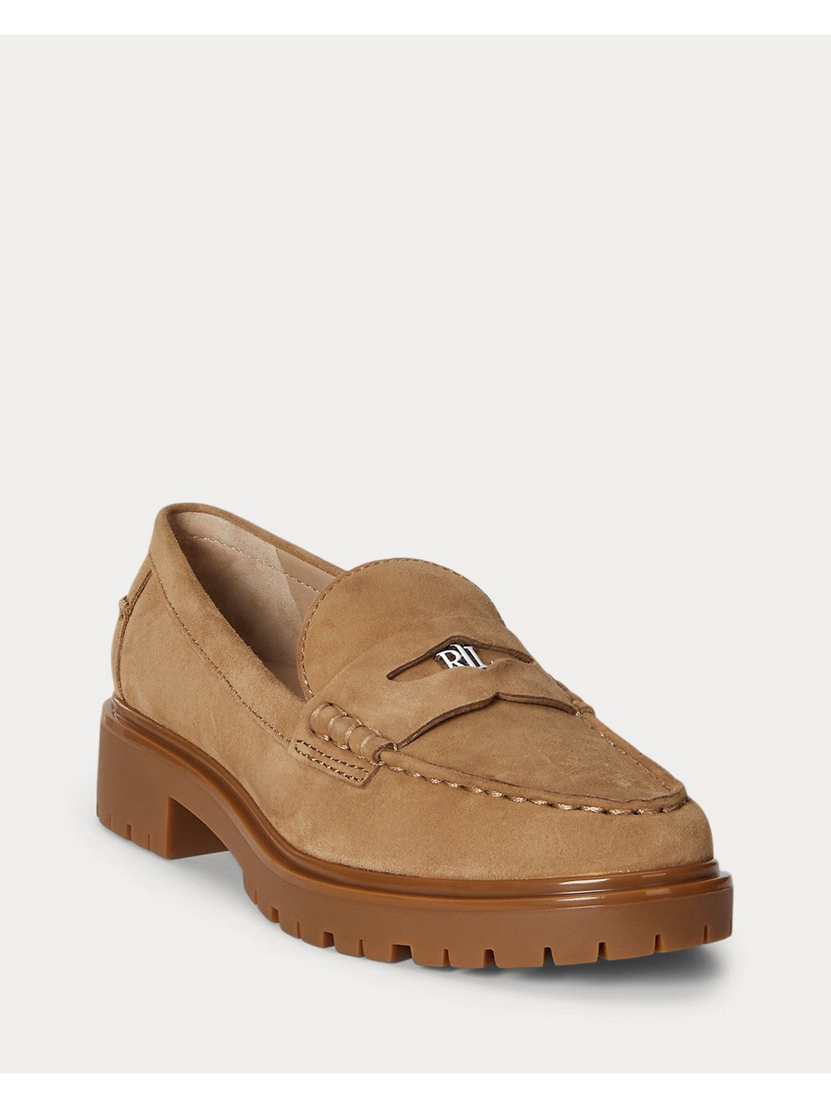 LAUREN RALPH LAUREN Mocassino Donna MARLI-FLATS-LOAFER 802974357 001 camel