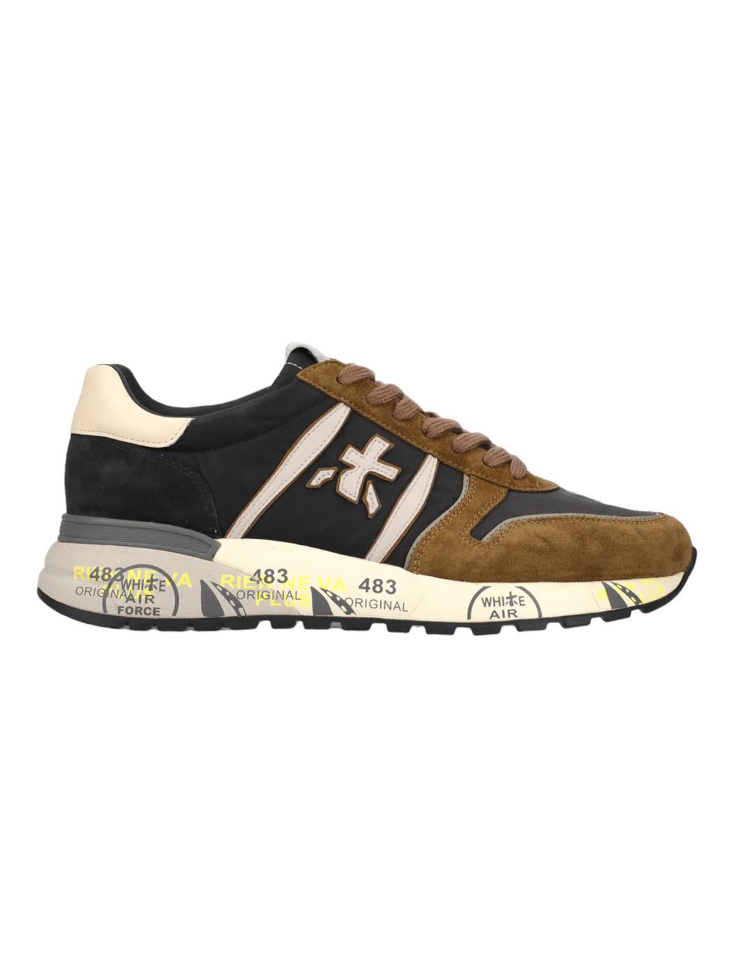 PREMIATA Sneaker Uomo LANDER VAR 5361 Marrone - Stilato