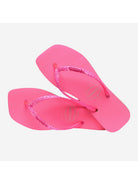 HAVAIANAS Infradito Donna Hav. Square Glitter Neon 4148927.9336 Rosa - Stilato