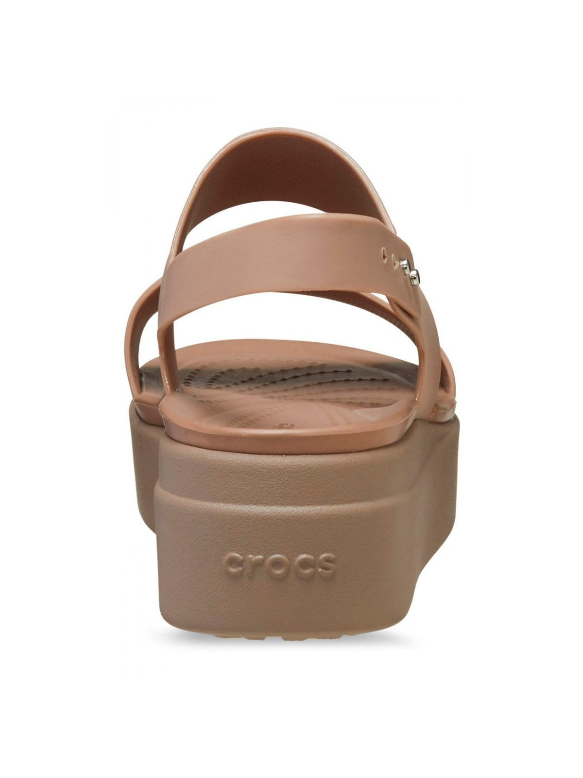 CROCS Sandalo Donna Crocs Brooklyn Low Wedge W 206453 2EL Marrone - Stilato