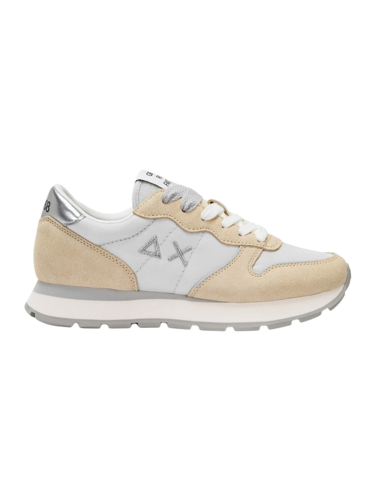 SUN68 Sneaker Donna Ally Gold Silver Z34202 31 Bianco - Stilato