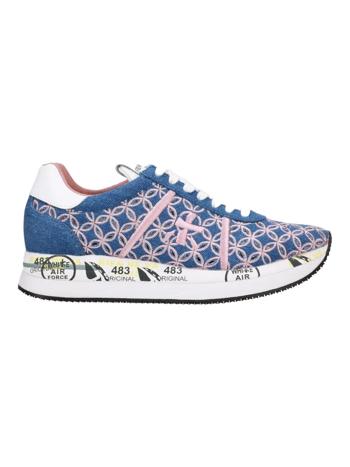 PREMIATA Sneaker Donna CONNY VAR 6708 Blu - Stilato