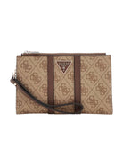 GUESS Portafoglio Donna Chai Slg Slim Clutch SWSG90 00570 LGW Marrone - Stilato