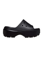 CROCS Ciabatta Donna Stomp Slide W 209346 001 Nero - Stilato