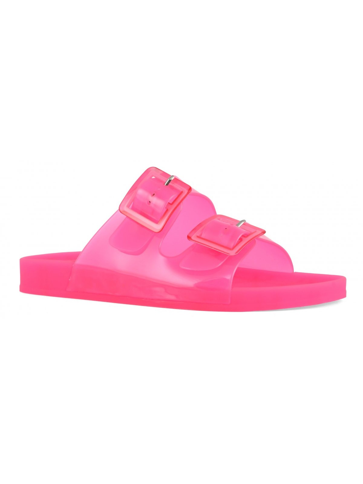 COLORS OF CALIFORNIA Ciabatta Donna jelly sandal 2 buckles HC.CHJ010 FUX Rosa - Stilato