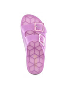 COLORS OF CALIFORNIA Ciabatta Donna jelly sandal 2 buckles HC.CHJ010 LIL Viola - Stilato