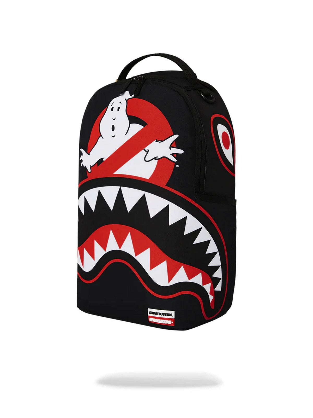 SPRAYGROUND Zaino Uomo GHOSTBUSTERS LOGO AND SHARK MOUTH 910B6308NSZ Nero - Stilato