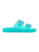 COLORS OF CALIFORNIA Ciabatta Donna jelly sandal 2 buckles HC.CHJ010 SKY Blu - Stilato