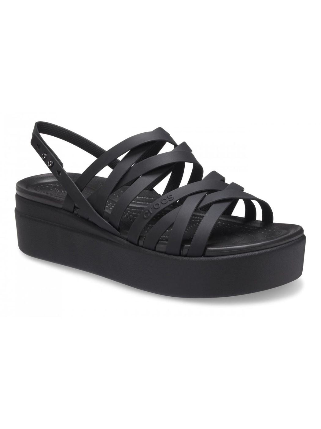 CROCS Sandalo Donna Brooklyn strappy low 206751 001 Nero - Stilato