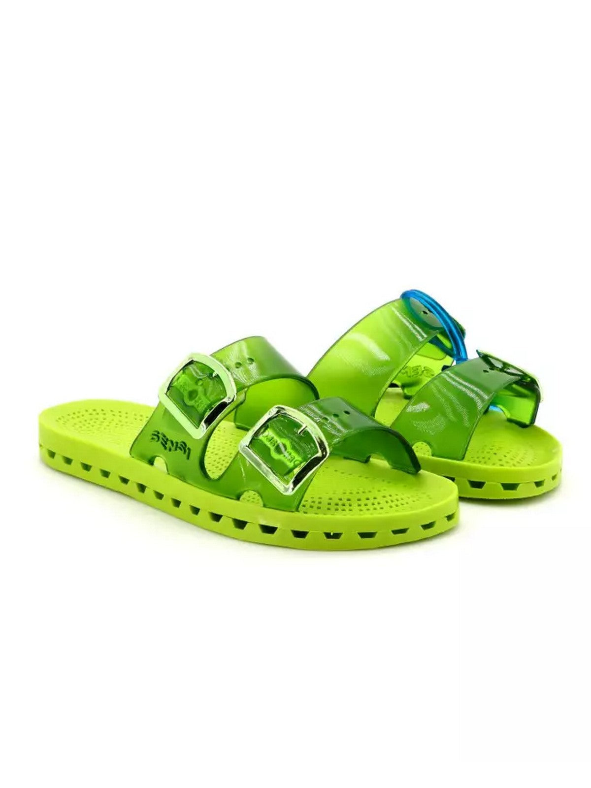 SENSI Ciabatta Unisex adulto LA JOLLA JELLY 4151/JL 202 Verde - Stilato