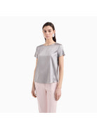 EMPORIO ARMANI Top Donna 8N2K15 2NXXZ 115 Grigio - Stilato