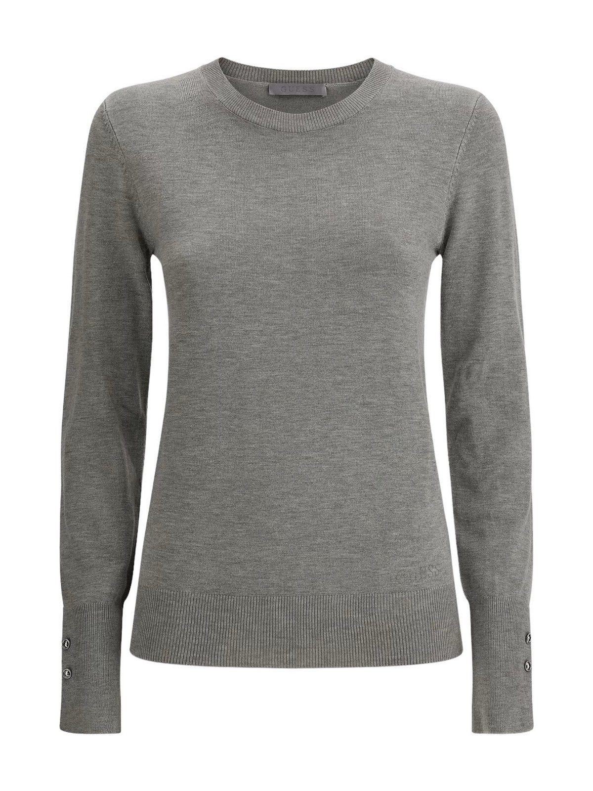 GUESS Maglione Donna ELINOR RN LS SWTR W2YR30 Z2V62 H9C9 Grigio - Stilato