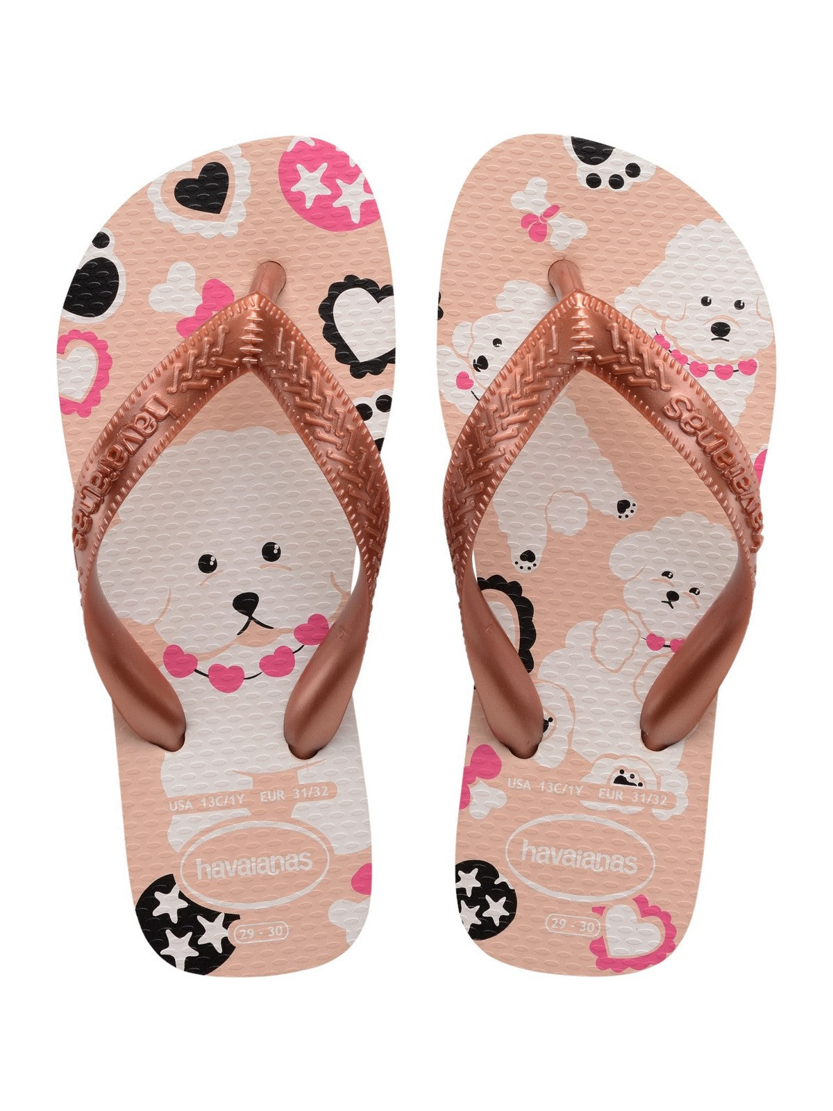 HAVAIANAS Infradito Bambine e ragazze Hav. kids Top Pets 4146823.3606 Rosa - Stilato