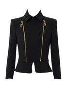 ELISABETTA FRANCHI Giacca Donna GI10046E2 110 Nero - Stilato