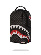 Sprayground Zaino Uomo Nero Drip Check Shark 910B6020NSZ - Stilato