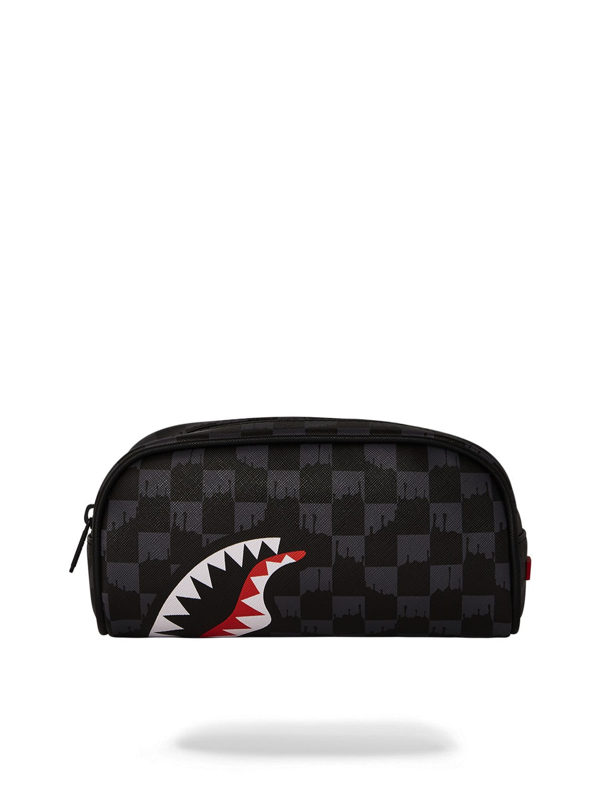 SPRAYGROUND Pochette Uomo DRIP CHECK SHARK PENCIL POUCH 910B6574NSZ Grigio - Stilato