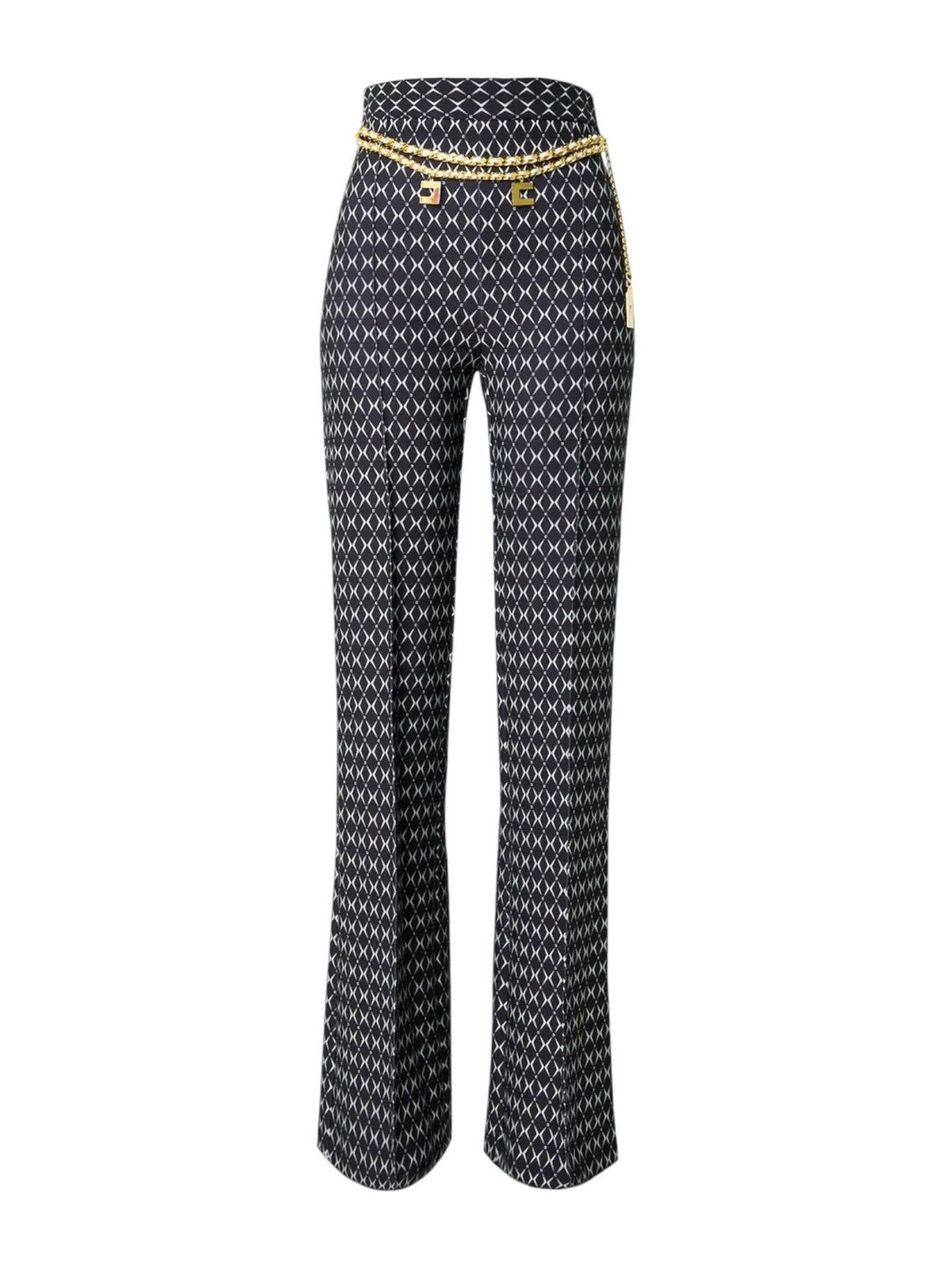 Elisabetta Franchi Pantalone Nero Donna PAS3546E2 685 - Stilato