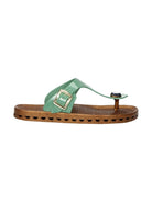 SENSI Ciabatta Donna Taormina prestigio 4050/P 350 Verde - Stilato