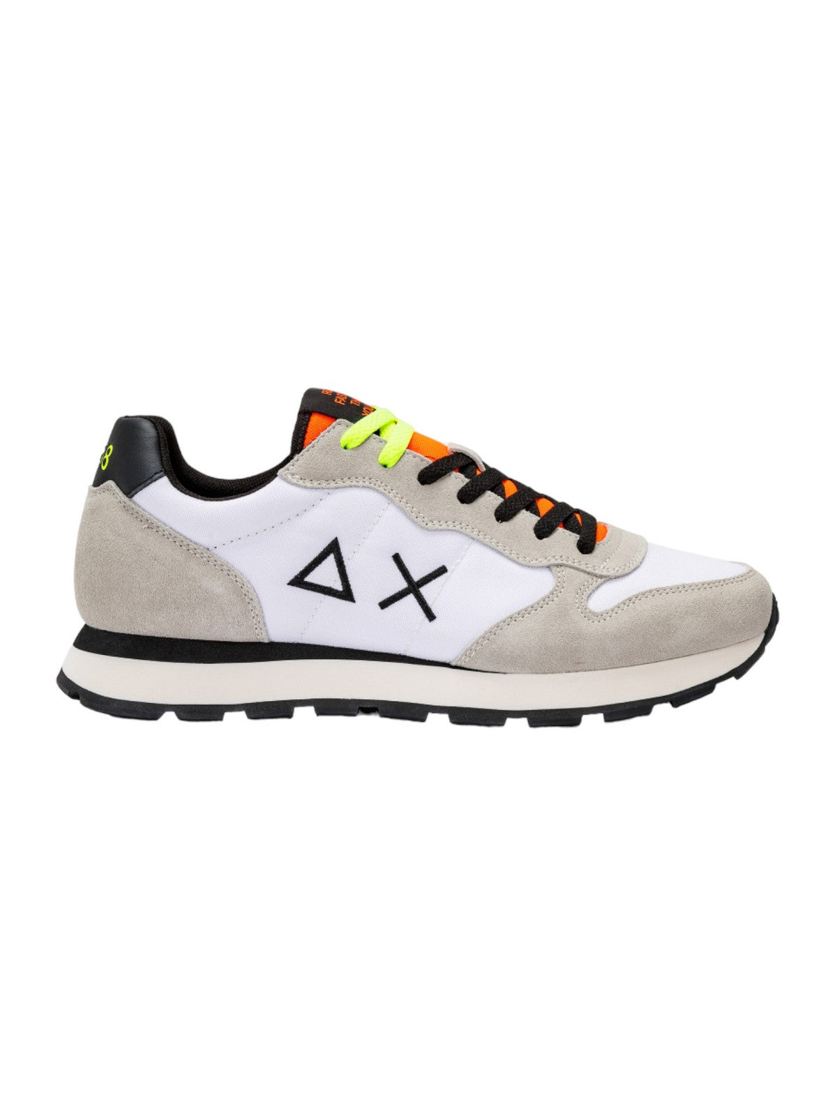 SUN68 Sneaker Uomo Tom fluo nylon Z43102 01 Bianco - Stilato