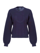 PINKO Felpa Donna 101568-A115 G57 Blu - Stilato
