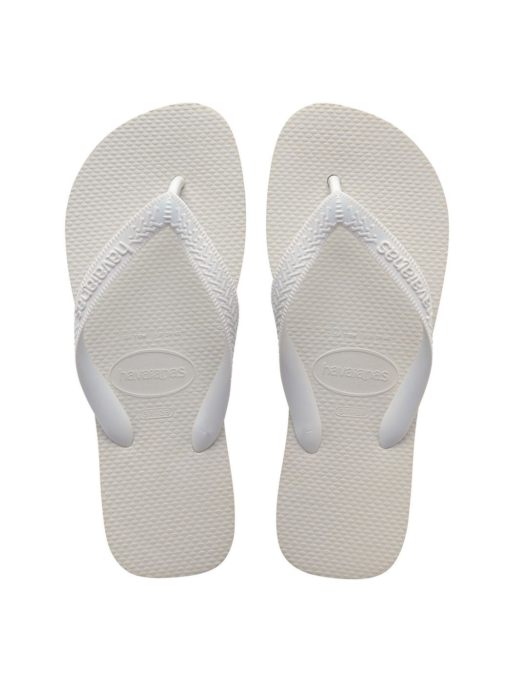 HAVAIANAS Infradito Unisex adulto HAV. TOP 4000029.0001 Bianco - Stilato