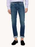 DONDUP Jeans Uomo George UP232 DS0041U GW4 800 Blu - Stilato